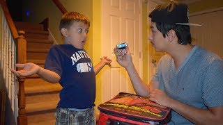 I Found Cigarettes in my 5 year old nephews backpack prank [upl. by Leif]