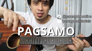 PAGSAMO chords no capo amp with capo guitar tutorial  Arthur Nery [upl. by Caves34]