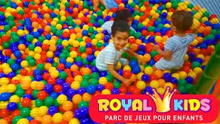 VLOG Maroc  Piscine à balles bébés et enfants  Jouets Maroc et Toboggans  Royal Kids Ryad Center [upl. by Christye]