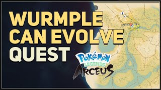 Wurmple Can Evolve Pokemon Legends Arceus [upl. by Crescentia]