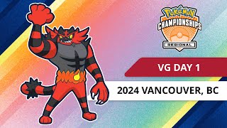 VG Day 1  2024 Pokémon Vancouver Regional Championships [upl. by Redlac]