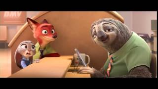 Zootopia Official Sloth Trailer 1 2016  Disney Animated Movie HD 720 [upl. by Idissak]