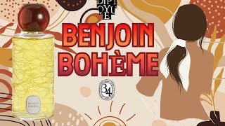 Diptyque BENJOIN BOHÈME  Fragrance Review  Bohemian Way of Life  Collection 34 [upl. by Ayanal]