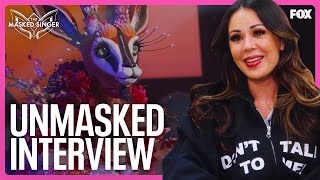 Unmasked Interview Gazelle Janel Parrish  Season 10  The Masked Singer [upl. by Enitnatsnoc]