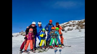 Passo Tonale skiing  February 2024 [upl. by Inaoj]