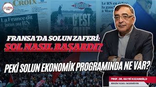 Fransa’dan faşizme karşı sol refleks Dünyada solun yükselişi için bir başlangıç mı [upl. by Arocet]