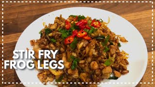 Stir Fried Frog Legs with ginger Frog Legs Recipe [upl. by Alehtse221]