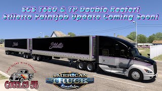 ATS  Stiletto SCS T680 and Turnpike Double Reefer  Denver to Phillipsburg [upl. by Nilecoj]