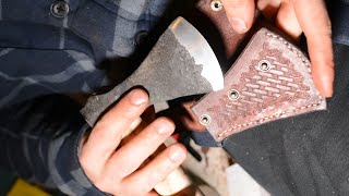 Forging a Folded axe Badly [upl. by Accemahs]