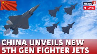 LIVE  China Unveils Its Second 5thGen Fighter J35 Jet  US Lockheed Martin F35  News18  N18G [upl. by Belanger]