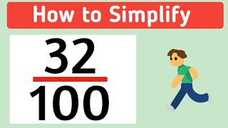 How to Simplify the Fraction 32100  32100 Simplified [upl. by Aristotle585]