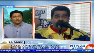 quotNicolás Maduro está subestimando al puebloquot Carlos Vecchio a NTN24 [upl. by Lesak992]