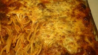 The Best Baked Spaghetti amp Cheese RECIPE [upl. by Breen]