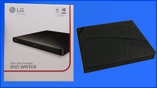 Outside DVD Drive LG Ultra Slim Portable DVD Writer Review [upl. by Eisteb]