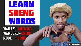 Nyakundi Teaches SHENG ya Madocho wa Kanairo na Mbogi Genje  Sheng words amp their meanings  Comedy [upl. by Id]