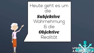 ♧ Was bedeutet quotSubjektivquot und quotObjektivquot  Psychologie  Grundbegriffe  Subjektive Wahrnehmung [upl. by Ronda]