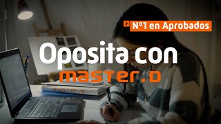 Opositar con MasterD 📙 Nº1 en Aprobados 🔝 [upl. by Kurtzig]