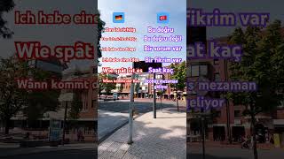 Deutsch lernen  Almanca öğrenmek 🇩🇪 🇹🇷 [upl. by Vinnie869]