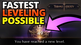 How to LEVEL UP Fast Fastest Leveling Tips In 3 Minutes  Throne and Liberty [upl. by Aehsal]