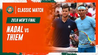 Nadal vs Thiem 2018 Mens final  RolandGarros Classic Match [upl. by Notirb]