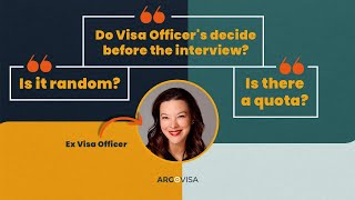 How do Visa Officers make decisions at the US visa interview ExVisa Officer reveals the truth [upl. by Aneehsor]