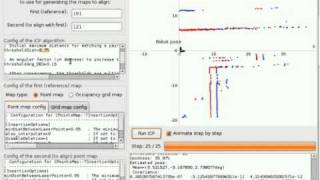 Effects of distance threshold in Iterative Closest Point ICP MRPT RawlogViewer tutorial 1 [upl. by Hamner295]