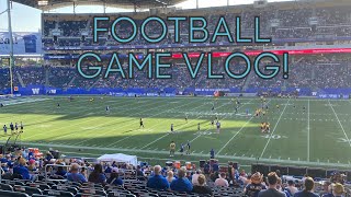 CFL FOOTBALL GAME VLOG🏈🏆💙  Winnipeg Blue Bombers vs Ottawa Redblacks  Keyanna Abellon [upl. by Asin306]