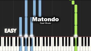 Gael Music  Matondo Mingi Nkolo  EASY PIANO TUTORIAL BY Extreme Midi [upl. by Woo277]