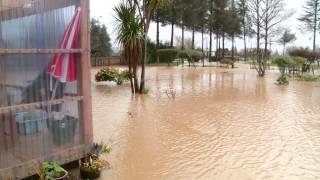 Flooding in Reefton West Coast 10 Sept 2013 [upl. by Nimajaneb]