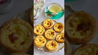 Let’s make some egg tarts Recipe in the comments eggtart dessert recipe foodconvo [upl. by Atniuq]