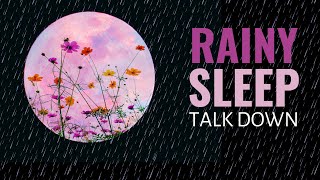 Deeply Relaxing Guided Sleep Meditation With Rain and Thunder Sounds Female Voice Sleep Meditation [upl. by Hussar700]