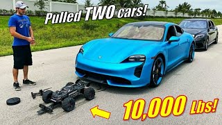 WORLDS STRONGEST RC Car PULLS 10000 Lbs 5 TONS quotCOLOSSUSquot [upl. by Dasteel446]