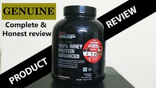 GNC 100 WHEY PROTEIN ADVANCED Product Review [upl. by Waers538]