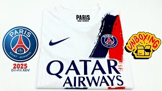 PSG maillot extérieur 20242025 player version Unboxing  ASMR [upl. by Lemaj570]