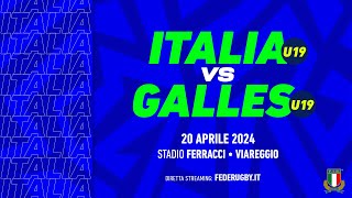 Test Match internazionale Italia U19 v Galles U19 [upl. by Attegroeg]