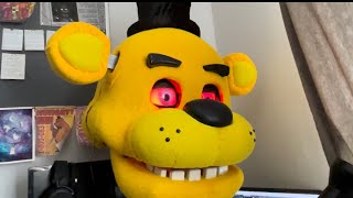 Outside Your Window REAL LIFE Golden Freddy ANIMATRONIC singing Fredbear FNAF [upl. by Eylsel449]