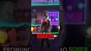 La pronuncia inglese di RESIDENT EVIL inglese videogiochi residentevil [upl. by Baxie]