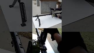 Semi Auto MG34 with drum magazine ww2 binarytrigger firepower [upl. by Heater]