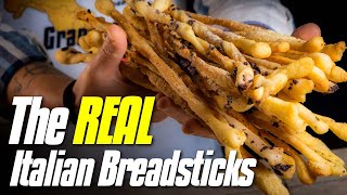 How to Make GRISSINI  The Real Italian Breadsticks [upl. by Ativet]