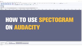 How to Use Spectrogram on Audacity  Quick Guide [upl. by Lepine]