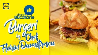 Burger cu dulceata de ceapa si Emmental • Reteta Chef Florin Dumitrescu [upl. by Relyuhcs363]