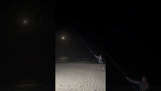 Finish line longcasting night japanese fishing surfcasting longcasting fishingtrip [upl. by Grefer889]