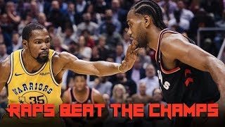 Raptors Beat the CHAMPIONS  Kawhi and Siakam SET Season RECORDS  Raptors vs Warriors [upl. by Rurik]