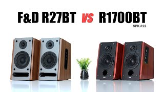 74  FampD R27BT vs 150  Edifier R1700BT  Sound Comparison [upl. by Atila]