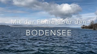 Mit der Fähre über den Bodensee  von Meersburg nach Konstanz [upl. by Phylys]