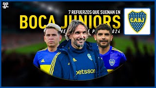 7 REFUERZOS que SUENAN en BOCA JUNIORS  Mercado de Pases 2024 [upl. by Itsyrk302]