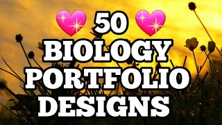 Biology Portfolio Designs Biology Border Designs For Project Biology Assignment Front Page Designs [upl. by Norit]