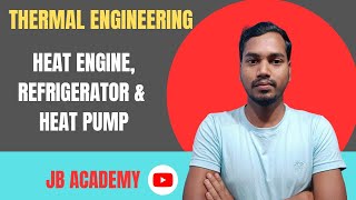 Heat Engine Heat Pump and Refrigerator Efficiency and COP Thermal Engineering In Bengali [upl. by Evets]