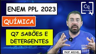 Q7 SABÕES E DETERGENTES  ENEM PPL 2023 [upl. by Lucania]