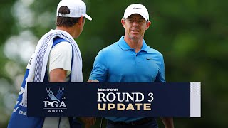 2024 PGA Championship ROUND 3 UPDATE Rory McIlroy SOARING UP Leaderboard I CBS Sports [upl. by Lassiter]